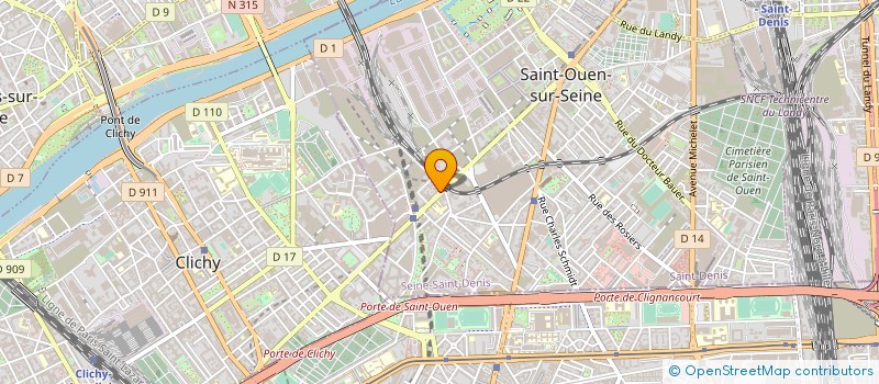localisation de l'entreprise SAFIR CONSULTING à SAINT-OUEN-SUR-SEINE