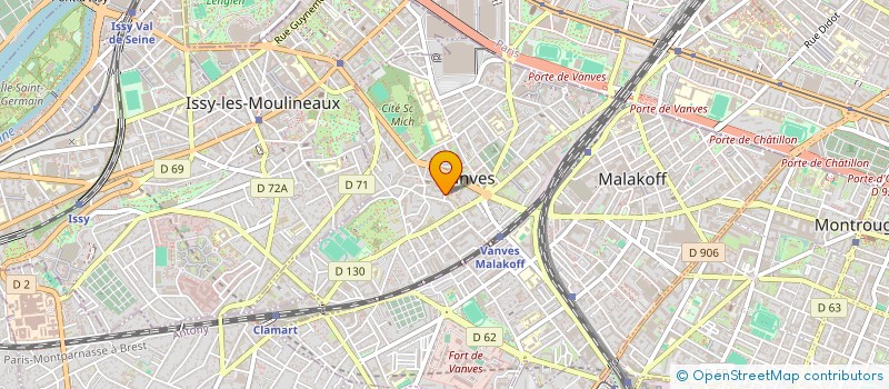 localisation de l'entreprise SAFIR PRESTIGE à VANVES