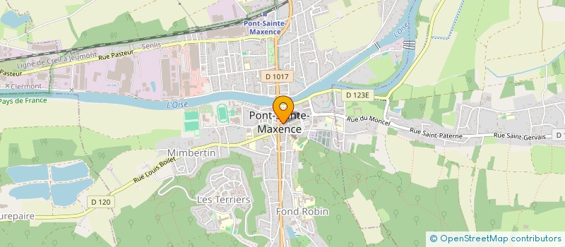 localisation de l'entreprise SAFIR WAY  PONT-SAINTE-MAXENCE