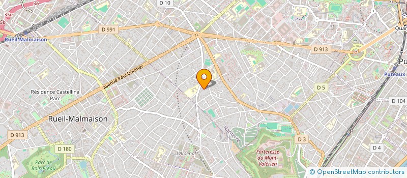 localisation de l'entreprise SAFIR WEAR  NANTERRE