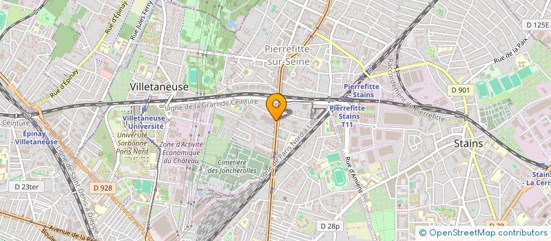 localisation de l'entreprise SAFIRA  PIERREFITTE-SUR-SEINE