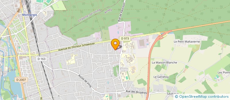 localisation de l'entreprise SAFITA à AMILLY