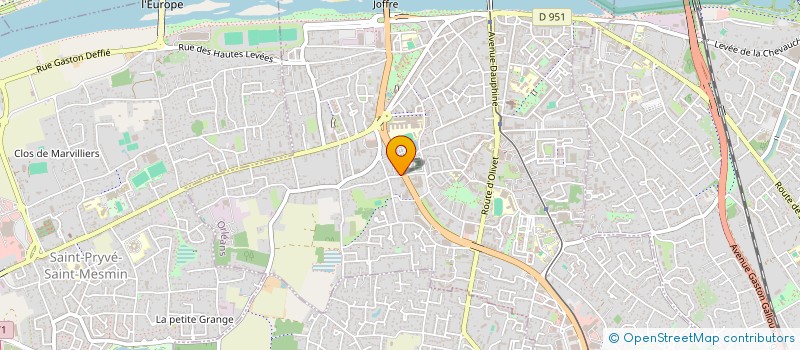 localisation de l'entreprise SAFLIM à ORLEANS