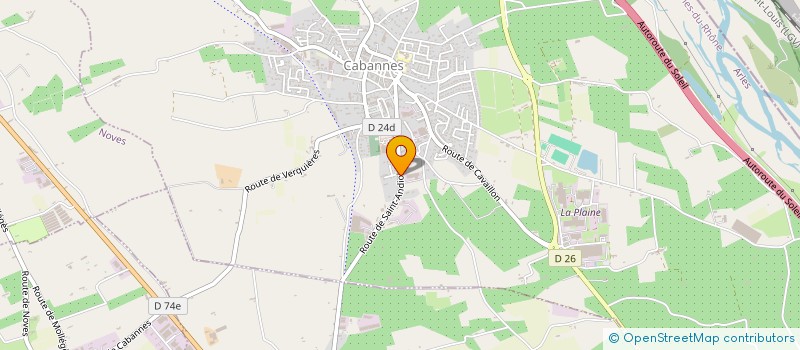 localisation de l'entreprise SAFM  CABANNES