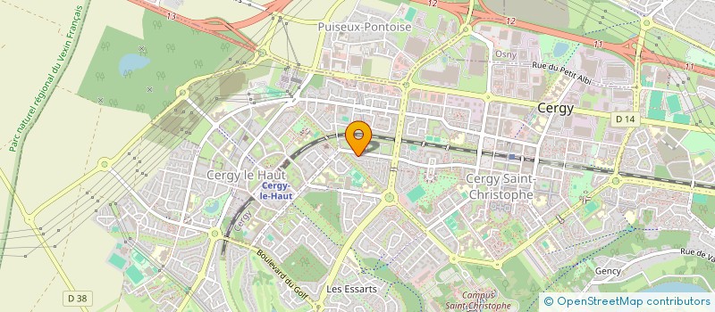 localisation de l'entreprise SAFMO  CERGY