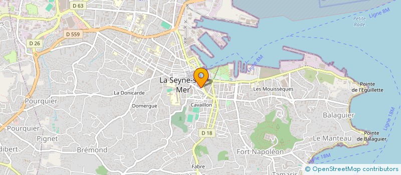localisation de l'entreprise SAFO à LA SEYNE SUR MER