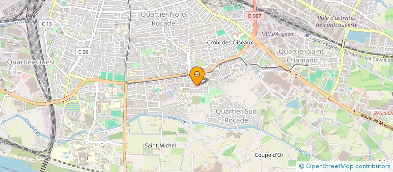 localisation de l'entreprise SAFO THD  AVIGNON