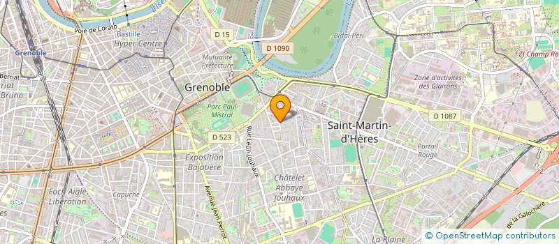 localisation de l'entreprise SAFOJEGA  GRENOBLE