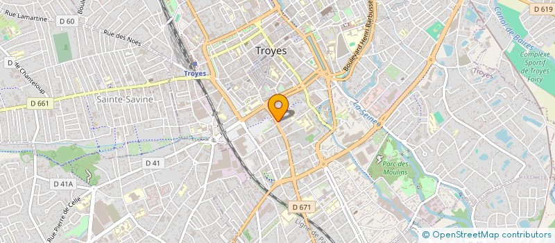 localisation de l'entreprise SAFOM à TROYES