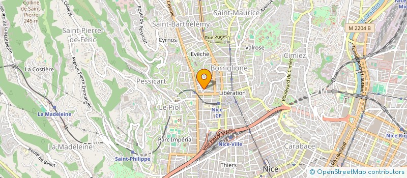 localisation de l'entreprise SAFOORA à NICE