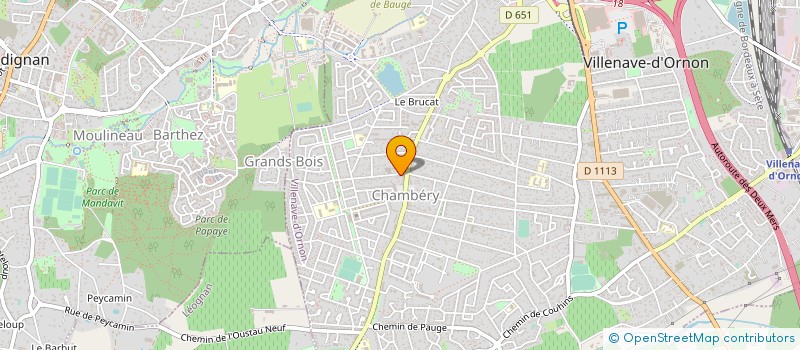 localisation de l'entreprise SAFOR  VILLENAVE-D'ORNON