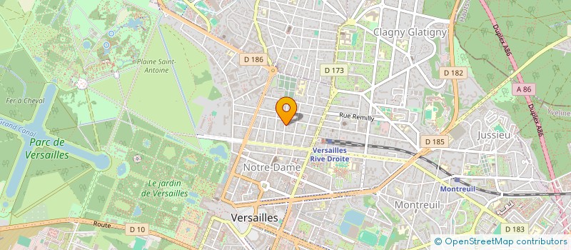 localisation de l'entreprise SAFOTEL  VERSAILLES