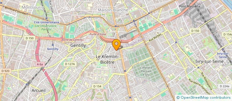 localisation de l'entreprise SAFRA à LE KREMLIN-BICETRE