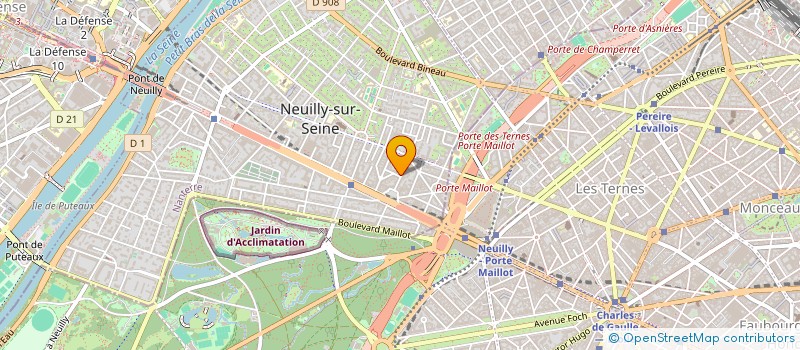 localisation de l'entreprise SAFRADIS à NEUILLY-SUR-SEINE