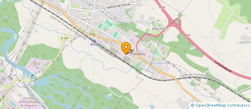 localisation de l'entreprise SAFRAIR à ARTIX