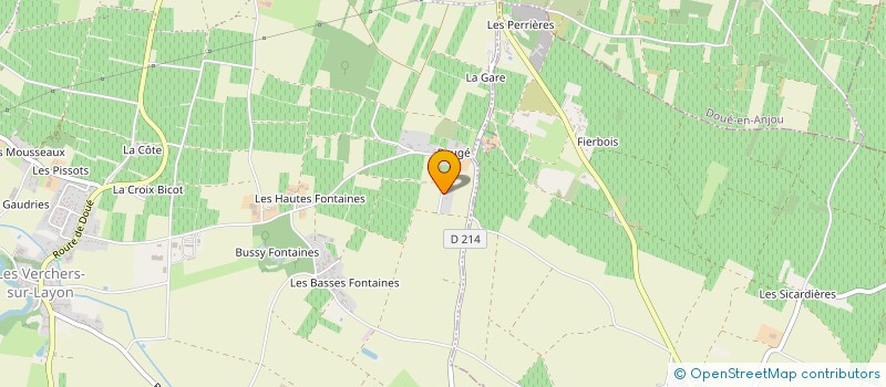 localisation de l'entreprise SAFRALINE  DOUE-EN-ANJOU