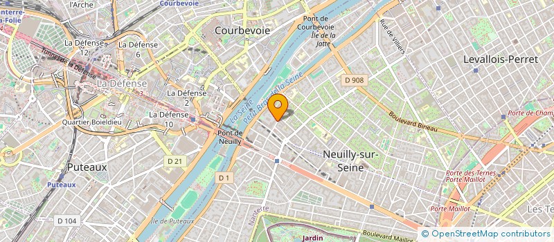 localisation de l'entreprise SAFRAM à NEUILLY-SUR-SEINE