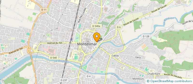 localisation de l'entreprise SAFRAN à MONTELIMAR