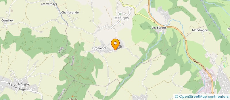 localisation de l'entreprise SAFRAN  MESIGNY