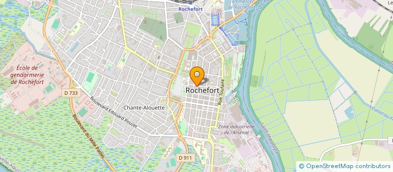 localisation de l'entreprise SAFRAN  ROCHEFORT