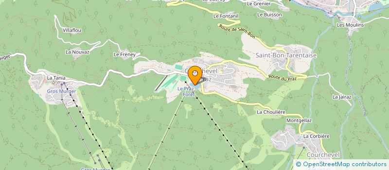 localisation de l'entreprise SAFRAN à COURCHEVEL