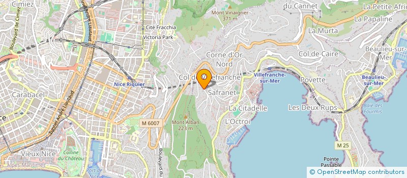 localisation de l'entreprise SAFRAN à VILLEFRANCHE-SUR-MER
