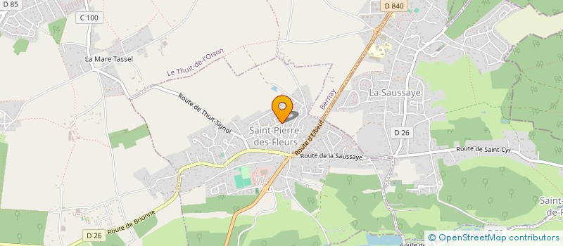 localisation de l'entreprise SAFRAN  SAINT-PIERRE-DES-FLEURS