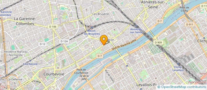 localisation de l'entreprise SAFRAN FRANCE à COURBEVOIE