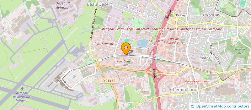 localisation de l'entreprise SAFRAN IMMOBILIER à MERIGNAC