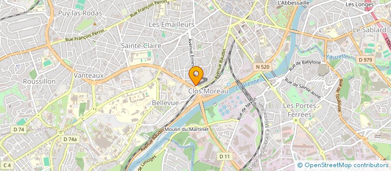 localisation de l'entreprise SAFRAN INVESTISSEMENT à LIMOGES
