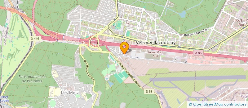 localisation de l'entreprise SAFRAN LANDING SYSTEMS  VELIZY-VILLACOUBLAY