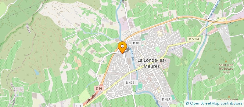 localisation de l'entreprise SAFRANA  LA LONDE-LES-MAURES