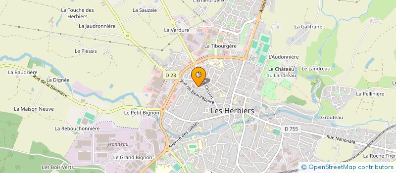 localisation de l'entreprise SAFRANI à SOULLANS