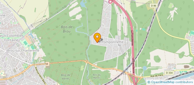 localisation de l'entreprise SAFRAPOM à POMPONNE