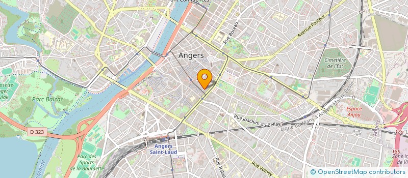 localisation de l'entreprise SAFRE à ANGERS