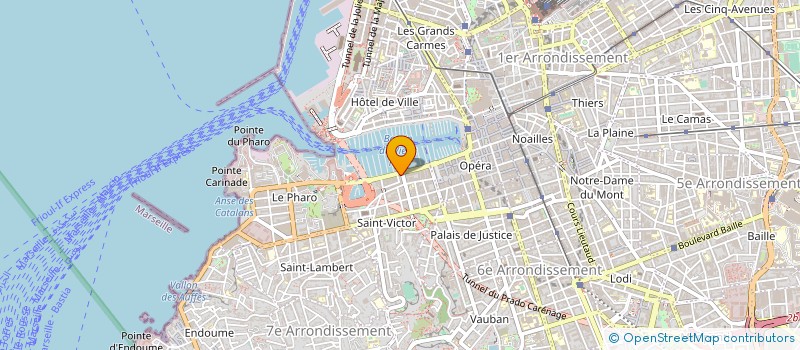 localisation de l'entreprise SAFREC SANTE FRAICHEUR ECONOMI à MARSEILLE