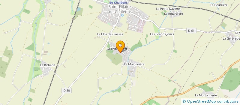 localisation de l'entreprise SAFRENIS  SAINT-HILAIRE-DE-CHALEONS