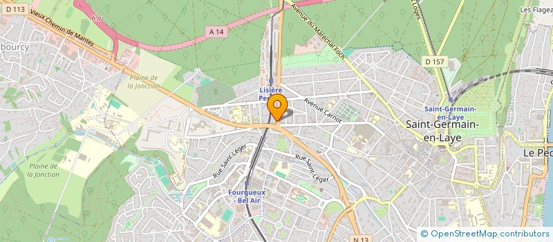 localisation de l'entreprise SAFRID SECURITE PRIVEE à SAINT-GERMAIN-EN-LAYE