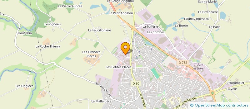 localisation de l'entreprise SAFRISAND à BEAUPREAU-EN-MAUGES