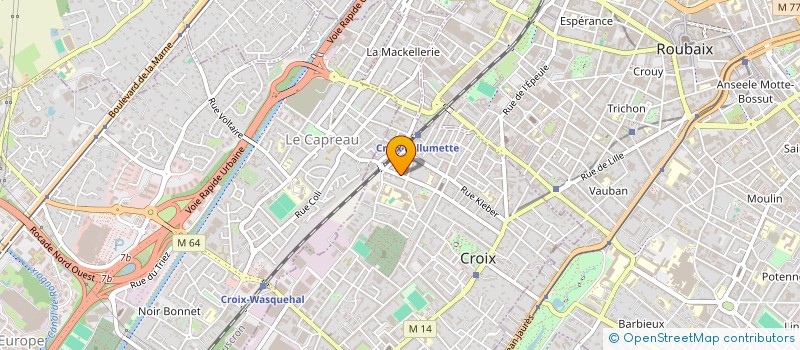 localisation de l'entreprise SAFT - PRODUCTIONS & REPRESENTATIONS  CROIX