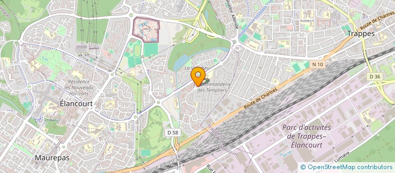 localisation de l'entreprise SAFWA VOYAGES  ELANCOURT