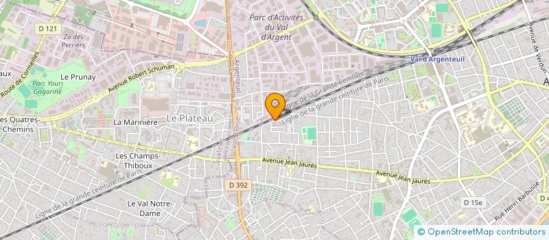 localisation de l'entreprise SAFY  ARGENTEUIL