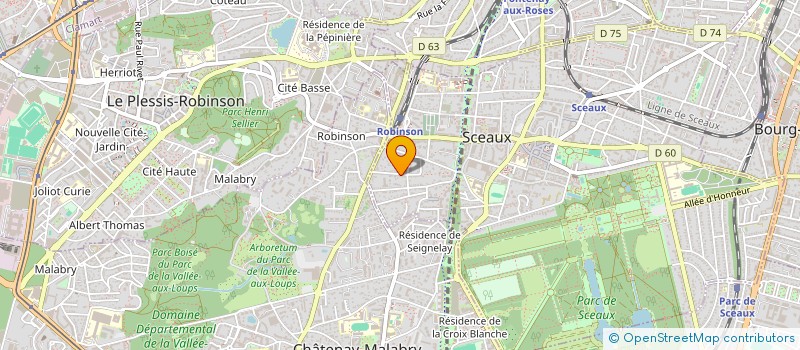 localisation de l'entreprise SAFYTECH à SCEAUX