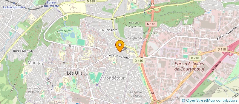 localisation de l'entreprise SAG  ORSAY