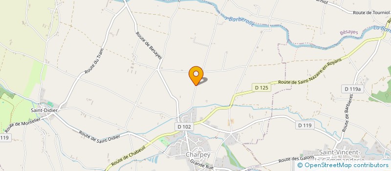 localisation de l'entreprise SAG à CHARPEY