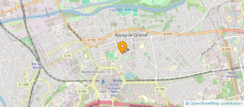 localisation de l'entreprise SAG  NOISY-LE-GRAND