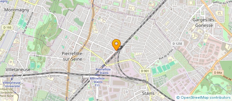 localisation de l'entreprise SAG à PIERREFITTE-SUR-SEINE