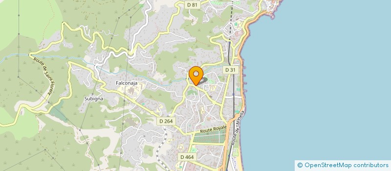 localisation de l'entreprise SAG à BASTIA