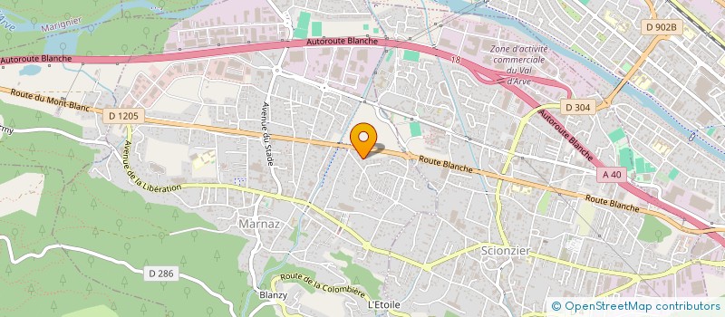 localisation de l'entreprise SAG  MARNAZ