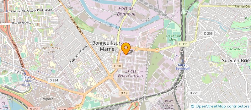 localisation de l'entreprise SAG (ANNE GUI) à BONNEUIL-SUR-MARNE